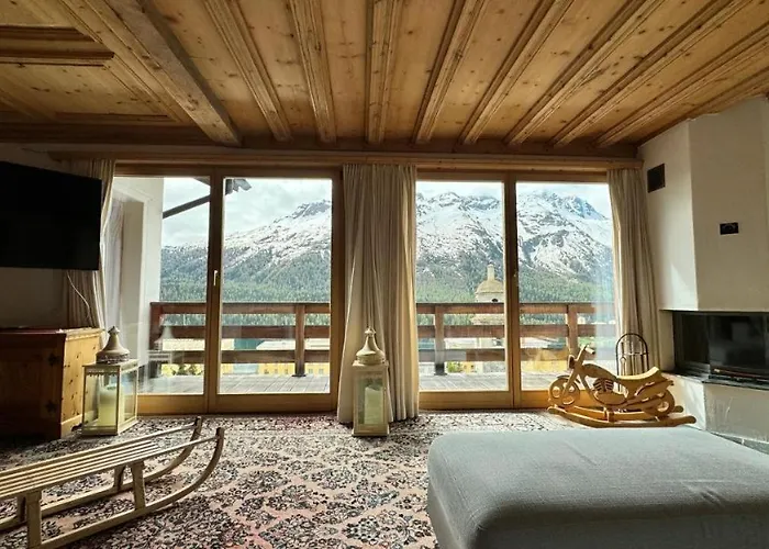 Apartman Wonderful 3bdr With Fantastic View St. Moritz